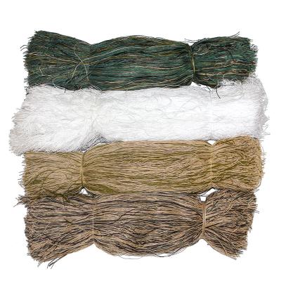 China Hunting Clothing DIY 225g DIY Camouflage Hunting Special Suit Yarn Ghillie Suit Repairing Accessories Abandon Woodland Synthetic Yarn for sale