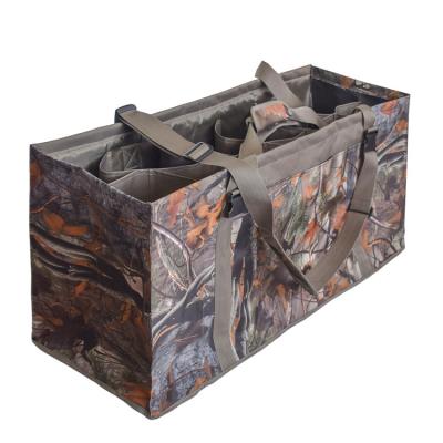 China 600D Oxford Fyzlcion 12 Slot Duck Decoy Bag With Padded And Adjustable Shoulder Strap for sale