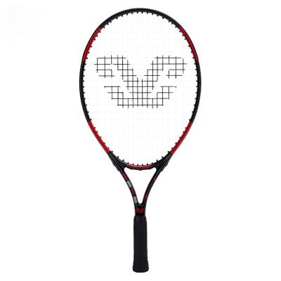 China Outdoor sport game newcomer 23 inch aluminum alloy design your own tennis racket children kids tennis racket for sale