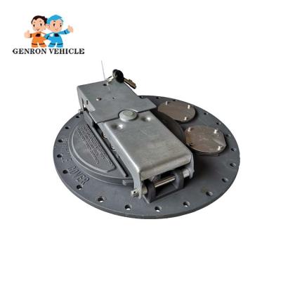 China Best sale C801B-560 C801B-580 aluminum alloy manhole cover spare parts low price for oil tanker trailers manlid to Nigeria for sale