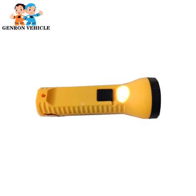 China Plastic Solar Powered Handheld Led Rechargeable Solar Emergency Flashlight Torch Lights With Solar Board Charging for sale