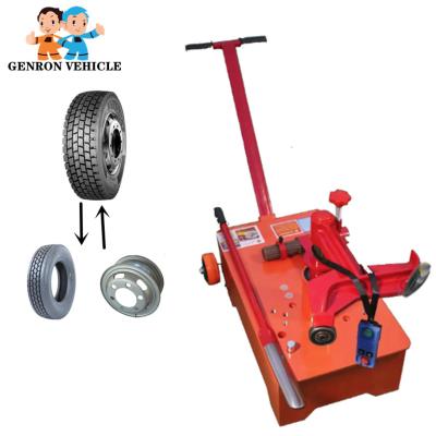 China 11R22.5 Truck Tire Loading And Unloading Switch Machine Garage Equipment Tools for sale