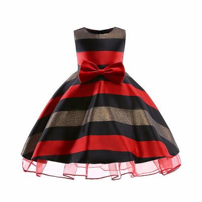 China Sukienki Dla Dziewczynek Vestidos De Novia 2020 Elsa Costume Lol Dress Horizontal Stripes Flower Girl Dress Sukienka Dzi for sale