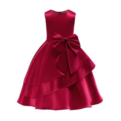 China Wine Red/Pink Floor Length Girl Dress e Girl Girls Unicorn Niños Roupas Infantis Menina Elsa Vampirina Jurken Dress Niña for sale