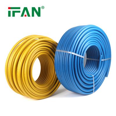 China Factory Wholesale Flexible Home System IFAN Natural Gas Pipe Pex Yellow Plastic Gas Hose for sale