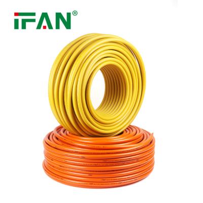 China IFAN Flexible Support Aluminum Plastic Composite PEX OEM Pipe 16-32mm Yellow Plastic Gas Pipe Pex Gas Pipe for sale