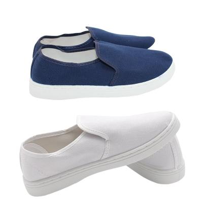 China Industrial Work Boots Cleanroom Shoes Manufacturer Anti-Static Four-hole Anti-static Canvas Esd PVC Work Shoes for sale