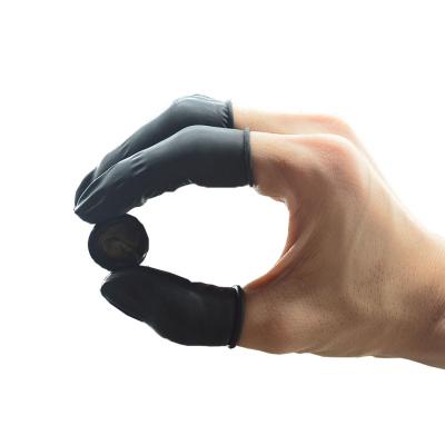 China Wholesale high quality disposable gloves anti-static black gummed finger sleeve finger anti-slip for sale