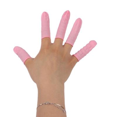 China Anti Static Anti Slip Finger Cover ESD Finger Gloves Lace Natural Latex Finger Cradles for sale