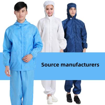 China All Kinds Of Workshop Factory Direct Sale Esd Clean Dustproof Washable Lab Coats Anti-Static Coverall Cleanroom Unisex Suit For Industrial for sale