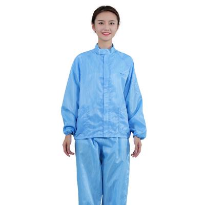 China All Kinds Of Workshop Good Quality Work Wear Clean Comfortable Anti-Static ESD Pants Split Cleanroom Suit For Industrial for sale