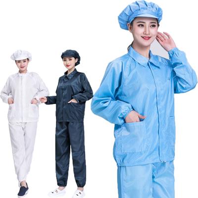 China All Kinds Of Factory Wholesale Clean Anti-Static Clothing Workshop Coats Esd Dustproof Working Clothes Unisex Cleanroom Suit for sale