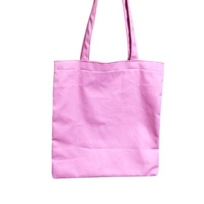 China Fashion Reusable Custom Printed Color Inside Pocket 100% Cotton Shopping Bag Canvas Tote Waist Quality Women Handbag for sale