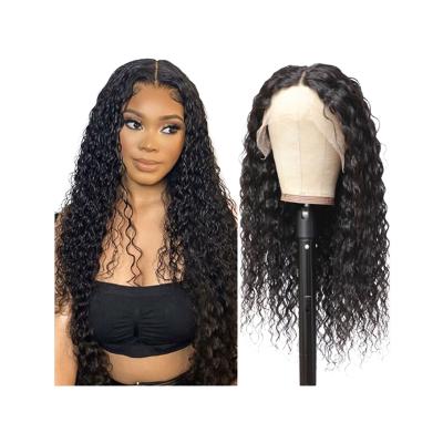 China Water Wave 24 Inch Bestselling Synthetic Fiber Lace Front Wigs Ombre Brown Long Curly Hair Wigs Natural Curly Synthetic Hair Wigs Fashions for sale