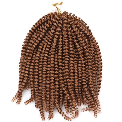 China Hot Commercial Crochet Border Hair Twist Spring Loop Style African Dreadlocks Small 8 Inches for sale