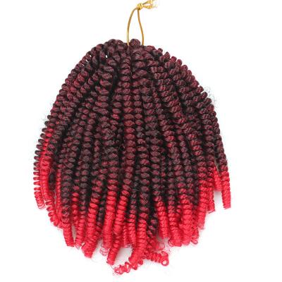 China Hot Commercial Crochet Border Hair Twist Spring Loop Style African Dreadlocks Small 8 Inches for sale