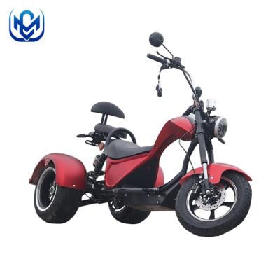 China High Quality Powerful 3 Wheel Scooter Motorcycle Electric Tricycle Citycoco Factory Wholesale Outlet Unisex Tire for sale