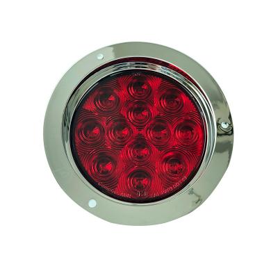 China For E4 12 LED 12V Trailer Truck Truck Side Marker Led Tail Light With Red Amber White for sale