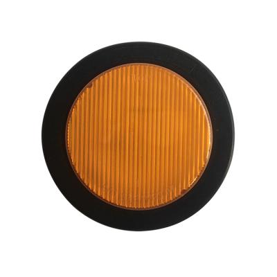 China For DOT SAE Trailer Truck 2.5 Inch Round Led Trailer Truck Side Beacon Lights for sale