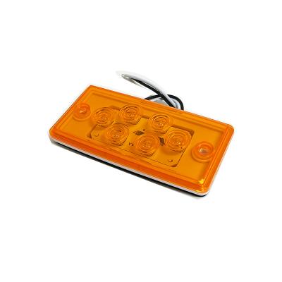 China For Trailer Truck 6 LED LED SIDE BEACON, 12V AMBER BEACON TRUCK TRAILER for sale