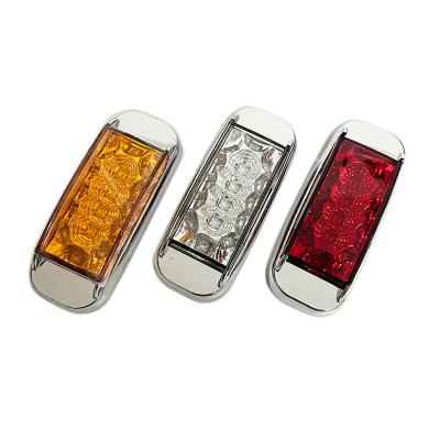 China For Trailer Truck 16 LED Led Side Beacon Light, Trailer Truck Lorry Recovery Position Lights Lamps 12v for sale