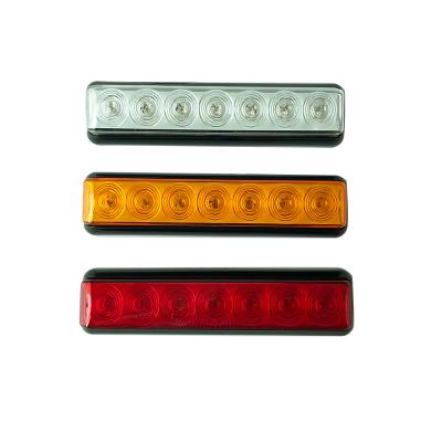 China For 12v 7 LED Trailer Truck Trailer Lamp Rear Brake Stop Turn Indicator Tail Light For Car Van Truck for sale