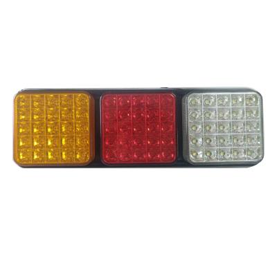 China For Trailer Truck 10-30v China Manufacturer 75 LED Three Color Tail Rear Led Trailer Truck Light Lamp for sale