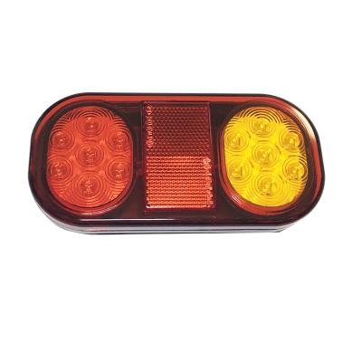 China For Trailer Truck 21 LED Waterproof Lamp 12v Kit Combination Rear Magnetic Tail Light Trailer for sale