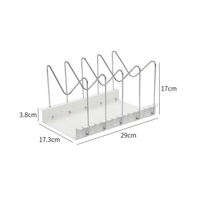 China Household Viable Multi-Layer Kitchen Pot Cover Rack for sale