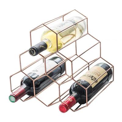 China Other Hot Selling Home Wine Rack Countertop Rack Free-Rack Wine Storage Rack for sale