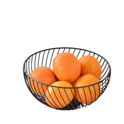 China New Design Viable Around Wire Mesh Multipurpose Storage Iron Metal Baskets for sale