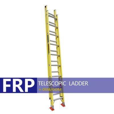 Chine 6 M.8M.10M High Quality Industrial 8m Folding Ladders Insulation Fiberglass Ladder à vendre