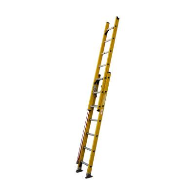 China High Quality Industrial Ladder Insulation Folding Ladders Fiberglass Insulation Lightweight Extension Ladder zu verkaufen