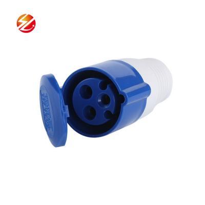 Китай Easy installation IP44 male and female 16A 32A 63A 3pin 4pin 5pin waterproof industrial plug and socket connector moving socket продается