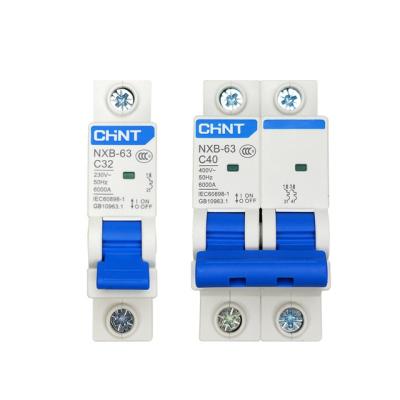 Китай Household Mcb Breakers Circuit DZ47 Series 10 Amp 1P 16A 20A 25A 32A Single Pole 220V Mcb High Quality Price Miniature Circuit Breaker продается