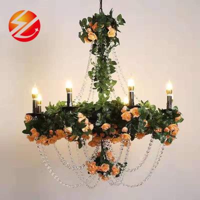 China Imitation Plants Led Decorative Modern Indoor Living Room Pendant Light Factory Ceiling Chandelier Plant Hanging Lamp Lighting Hot Sale Te koop