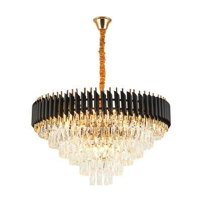 中国 Modern Contemporary Classic Designer Room Decoration Pendant Lights Led Chandelier K9 Crystal Modern Ceiling Luxury Circle Home Gold 販売のため