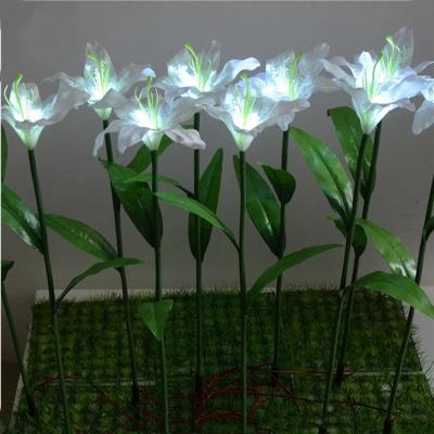 China LED Flower Lily Light, Outdoor Waterproof Ground Socket Light, Outdoor Landscape Lighting Lily Festival for sale