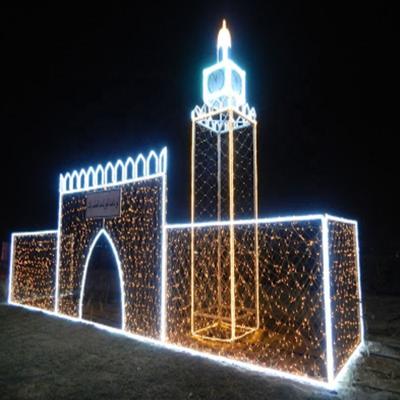 China Garden/Landscape/Theme Park NEW Pole /Hotel/Building Pattern Lights For Kuwait National Decorations for sale