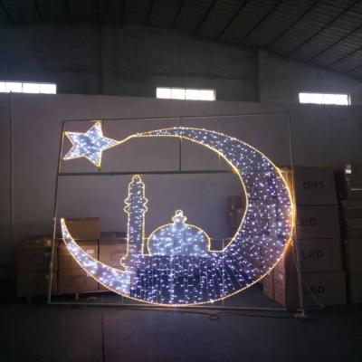 China Static / Animation Wholesales LED Ramadan Motif Light For Shopping Mall Decoration Eid Lights for sale