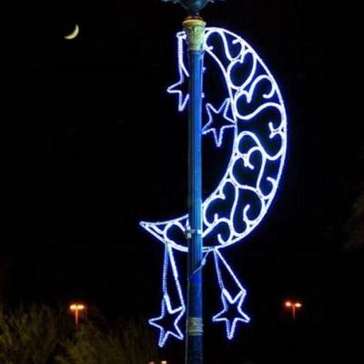 China Outdoor Ramadan Lights Holiday /Christmas /New Year /Wedding Decoration Celebration Decoration LED Ramadan Moon Motif Light For for sale