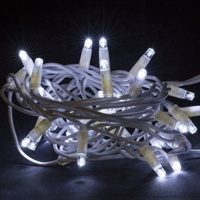 China Festival Outdoor Decoration Waterproof IP65 LED Rubber Cable String Light Led Fairy Lights Christmas Decoration Lighting for sale