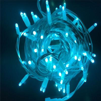 China 1 LED Garland IP68 220V High Waterproof Rubber Wire String Light For Christmas for sale