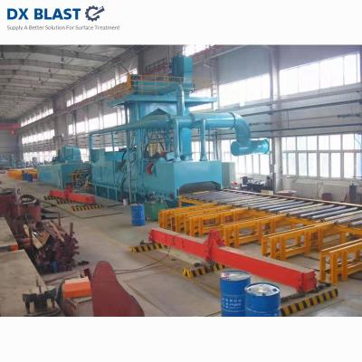 China Building Material Shops Accurate Pass Through Shot Blasting Machine Qingdao for sale