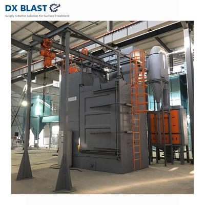 China Building Material Stores Efficient Hook Shot Blasting Machine Qingdao for sale