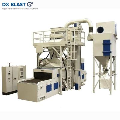 China Building Material Stores Customized Cleaning Wire Mesh Shot Blasting Machine for sale