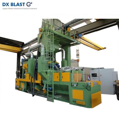 China Building Material Stores Ultra-Fast Cleaning Wire Mesh Shot Blast Machine for Small Metal Components for sale