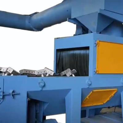 China Building Material Shops Steel Type Shot Blasting Belt Conveyor Machine For Mesh Belt for sale