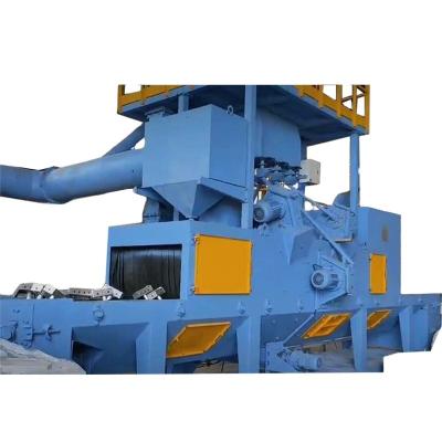 China Building Material Shops Heavy Duty Wire Mesh Shot Blast Machine For Large Scale Manufacturing for sale