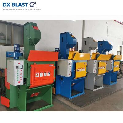 China Building Material Shops Efficient Tumbler Shot Blasting Metal Surface Treatment Machine for sale